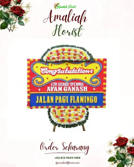 Sewa Papan Bunga Sememu
